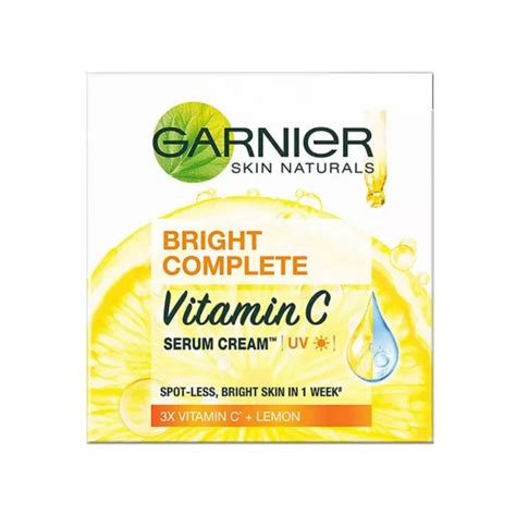 GARNIER BRIGHT COMPLETE Vitamin C Serum Cream 45 g £11.14 - PicClick UK