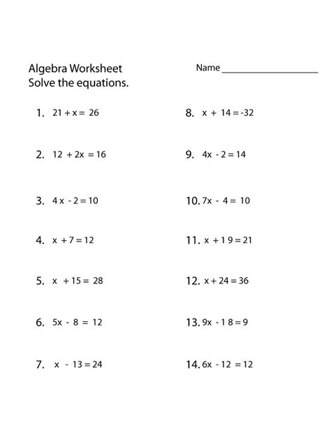 10th Grade Math Worksheets With Answers - Askworksheet