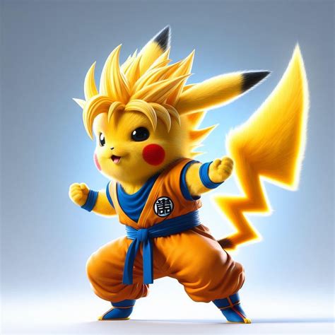 Goku Pikachu Fusion : r/weirddalle