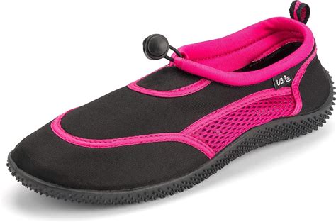 Amazon.com | Urban Beach Ladies Aqua Shoes Toggle Beach Shoes (Pink ...