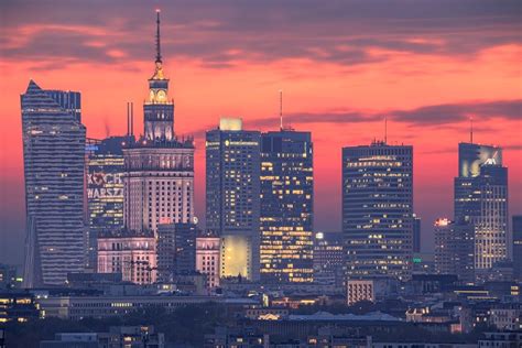 Warsaw Skyline | Warsaw skyline, Warsaw, Skyline