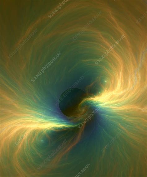 Black hole event horizon - Stock Image - C026/4116 - Science Photo Library