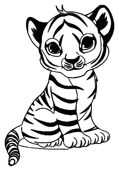 Baby Tiger | Disney coloring pages, Mandala coloring pages, Coloring pages