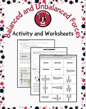 Results for balanced and unbalanced forces worksheets and activities | TPT