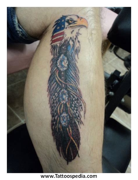 Native American Eagle Feather Tattoo 8