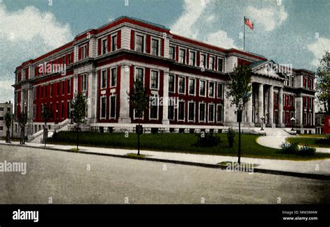 John Marshall High School. Richmond. 1919 Stock Photo - Alamy