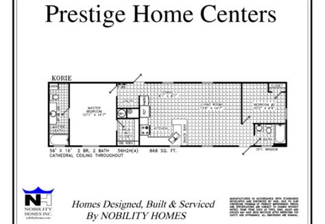 Single Wide Mobile Home Floor Plans 2 Bedroom | Review Home Co