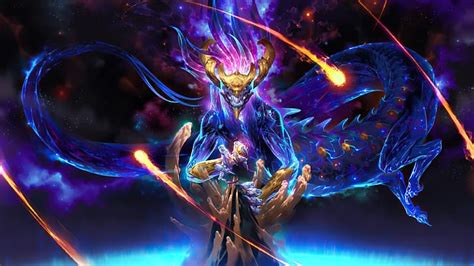 3440x1440px | free download | HD wallpaper: Aurelion Sol, League of Legends, PC gaming ...