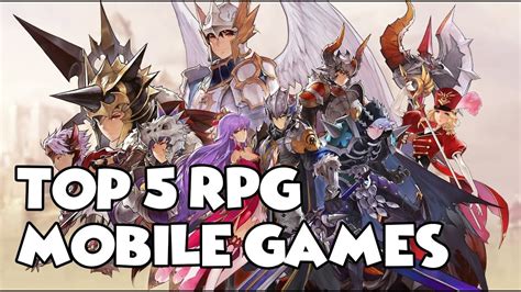 Top 5 Mobile RPG Games 2017 (Yes, Auto Play is Available) - YouTube