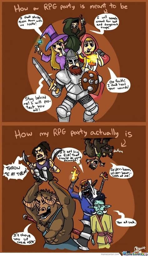 Rpg Party Games | Dnd funny, Dungeons and dragons memes, D&d dungeons and dragons