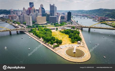 Point State Park Pittsburgh Aerial Drone Photography Pittsburgh ...