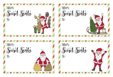 From Santa Printable Gift Tags