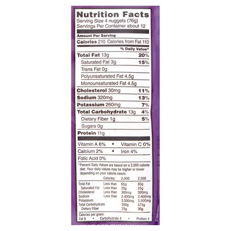 Mcdonald S 10 Piece Nuggets Nutrition Facts | Besto Blog