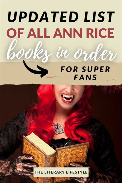 Discover the Complete Collection of Anne Rice Books