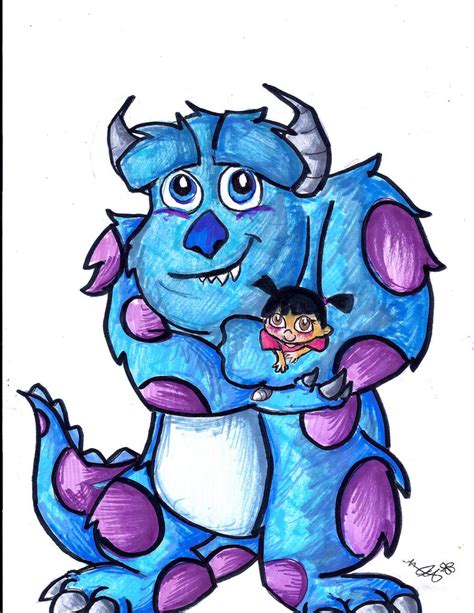 Boo and Sulley by Lilymint7 on DeviantArt