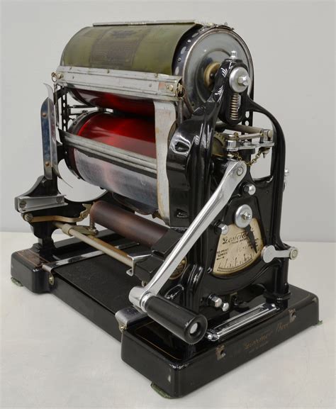 1930's Gestetner duplicator | Calcolatrice