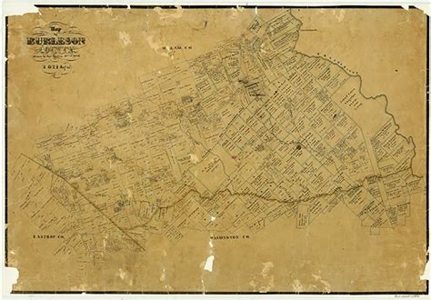 Map of Burleson County – Legacy of Texas