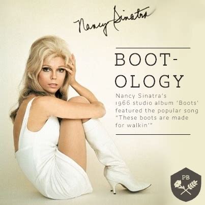 Nancy Sinatra: These boots are made for walking. | Nancy sinatra, 70s tv shows, Nancy