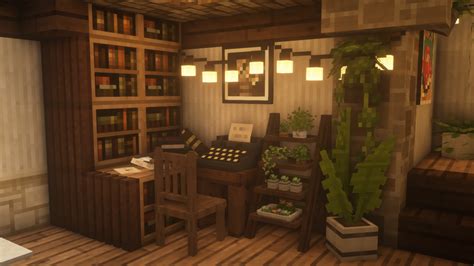 youxie: inside the overgrown mushroom hut 🍄🍃 - Minecraft Aesthetic Minecraft Designs, Minecraft ...