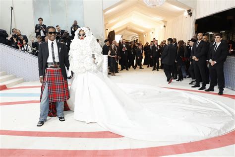 Rihanna and A$AP Rocky at the 2023 Met Gala | POPSUGAR Celebrity UK