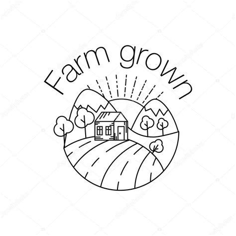 Farm Field Drawing at GetDrawings | Free download