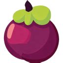 Mangosteen Flat Icon | Flat Fruit Iconpack | Icon Archive
