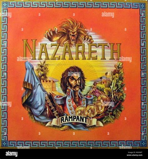 NAZARETH - RAMPANT - Vintage cover album Stock Photo - Alamy