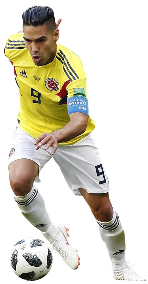 Radamel Falcao Colombia football render - FootyRenders