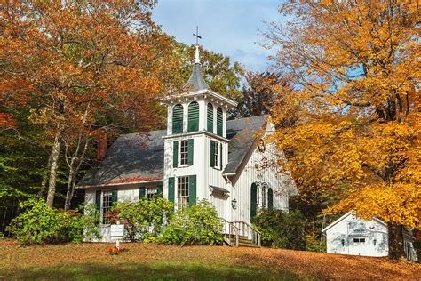 Autumn Church Photograph by Bill Wakeley - Fine Art America