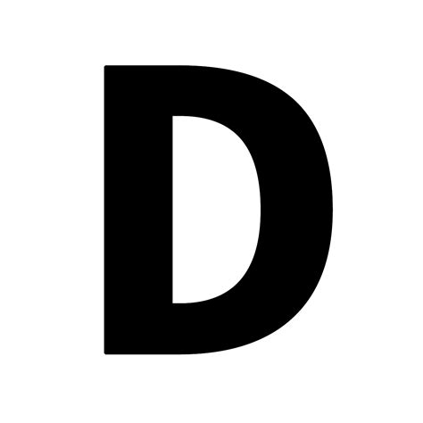 letter D PNG