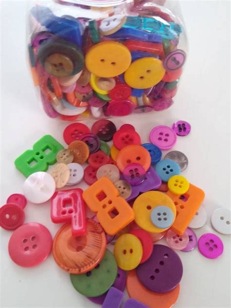 Buttons Colorful Buttons Craft Buttons Button Collection | Etsy