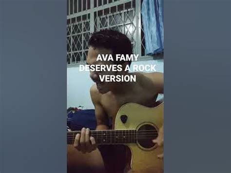 Ava famy rock guitar version - YouTube