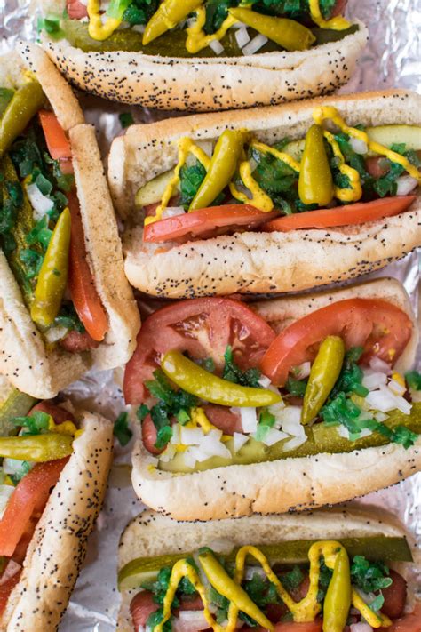 Chicago Style Hot Dogs | Carolyn's Cooking