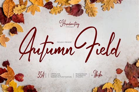 26 Best Autumn Fonts for Fall-themed Designs for 2024