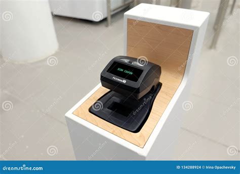 Device for Scanning Boarding Passes Editorial Stock Image - Image of ...