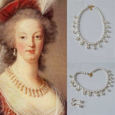 Marie Antoinette Necklace Georgian Pearl Necklace 18th