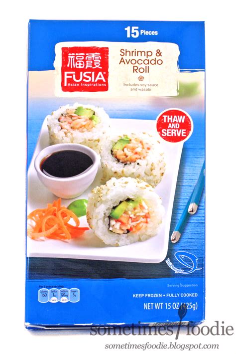 Sometimes Foodie: Fusia Frozen Shrimp & Avocado Rolls - Aldi