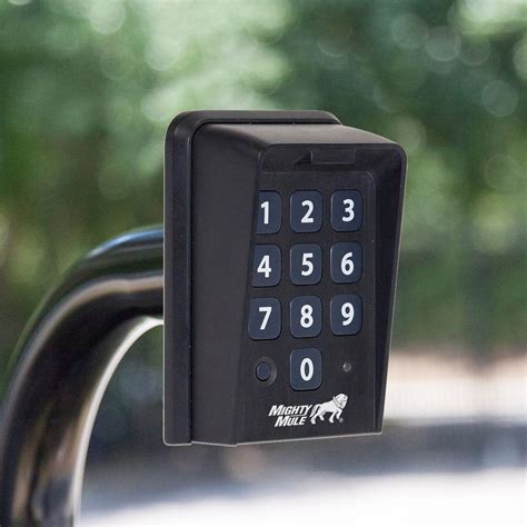 Mighty Mule Wireless Gate Opener Keypad Access Weatherproof LED Entry ...