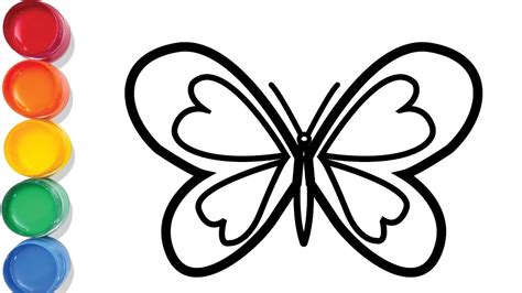 Simple Butterfly Coloring Pages Sketch Coloring Page | The Best Porn Website