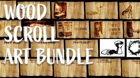 Wood Scroll Art Bundle – Koiné Worship Media