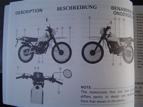 YAMAHA DT50 MX 1985 bromfiets instructie boekje owner 's manual DT 50MX ...