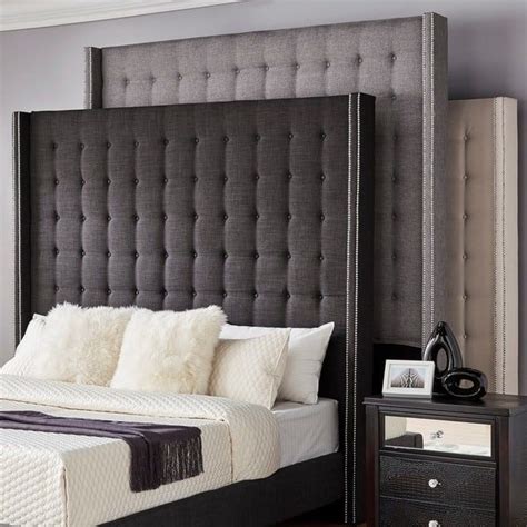 Marion Tall Tufted Wingback Headboard by iNSPIRE Q Bold - Bed Bath ...