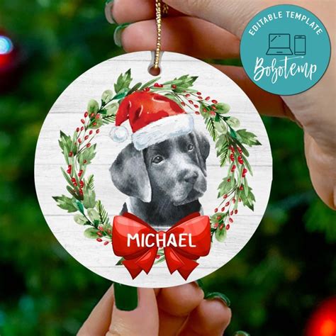 Labrador Retriever Christmas Ornament Gift | Bobotemp