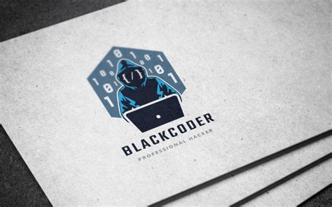 Black Coder Logo Template #159882 - TemplateMonster