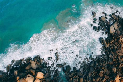 HD wallpaper: timelapse photo of shore during nighttime, nature, sea ...