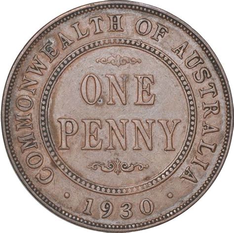 Penny 1930, Coin from Australia - Online Coin Club