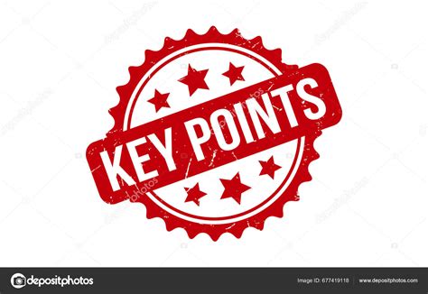 Key Points Rubber Grunge Stamp Seal Vector Stock Vector by ©Mahmud07 ...