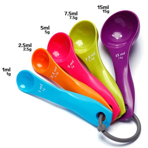 R & M Multi Color Measuring Spoons | The Market Fergus Falls | A specialty online gift store ...