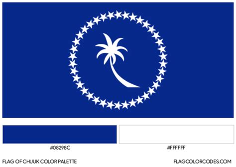 Chuuk flag color codes