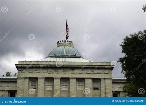 State Capitol in North Carolina Stock Photo - Image of flag, north ...